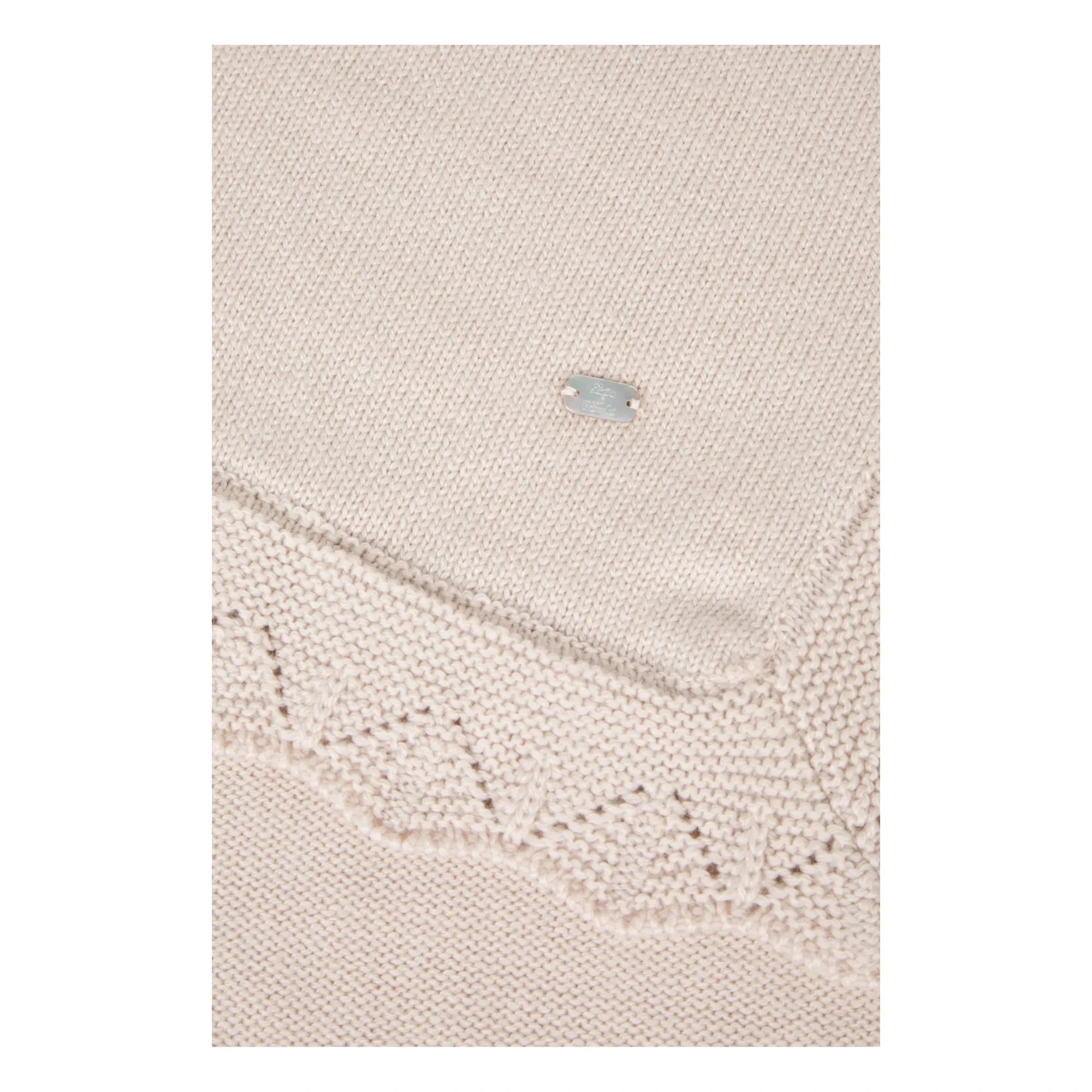 Tartine et Chocolat - Merino Wool Blanket | Beige