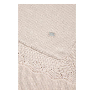 Tartine et Chocolat - Merino Wool Blanket | Beige