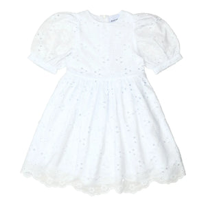 The New Society - Abbott Dress | White