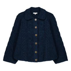Louise Misha - Khellane Maille Pelerin - Kadın Koleksiyonu | Lacivert