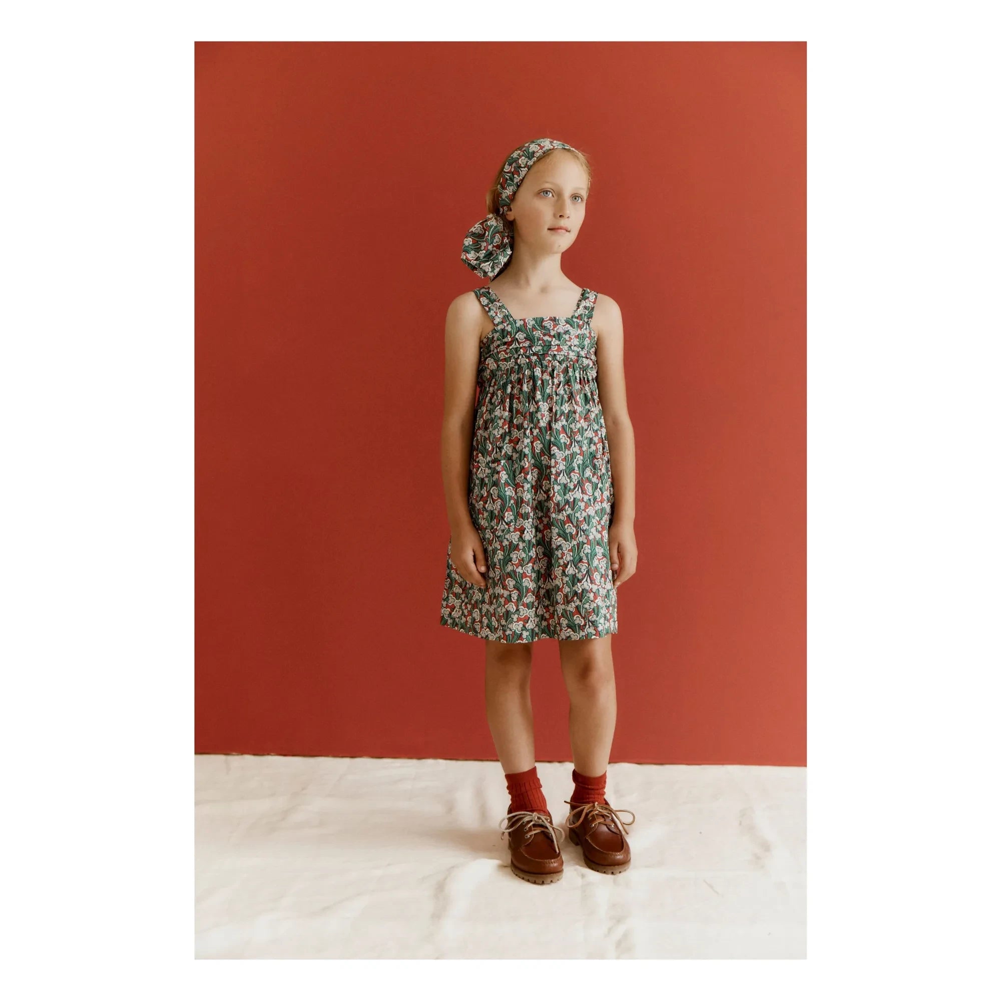Caramel - Abelia Liberty Dress | Red