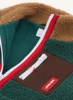 Hello Hossy - Zippered Fleece Jacket | Green