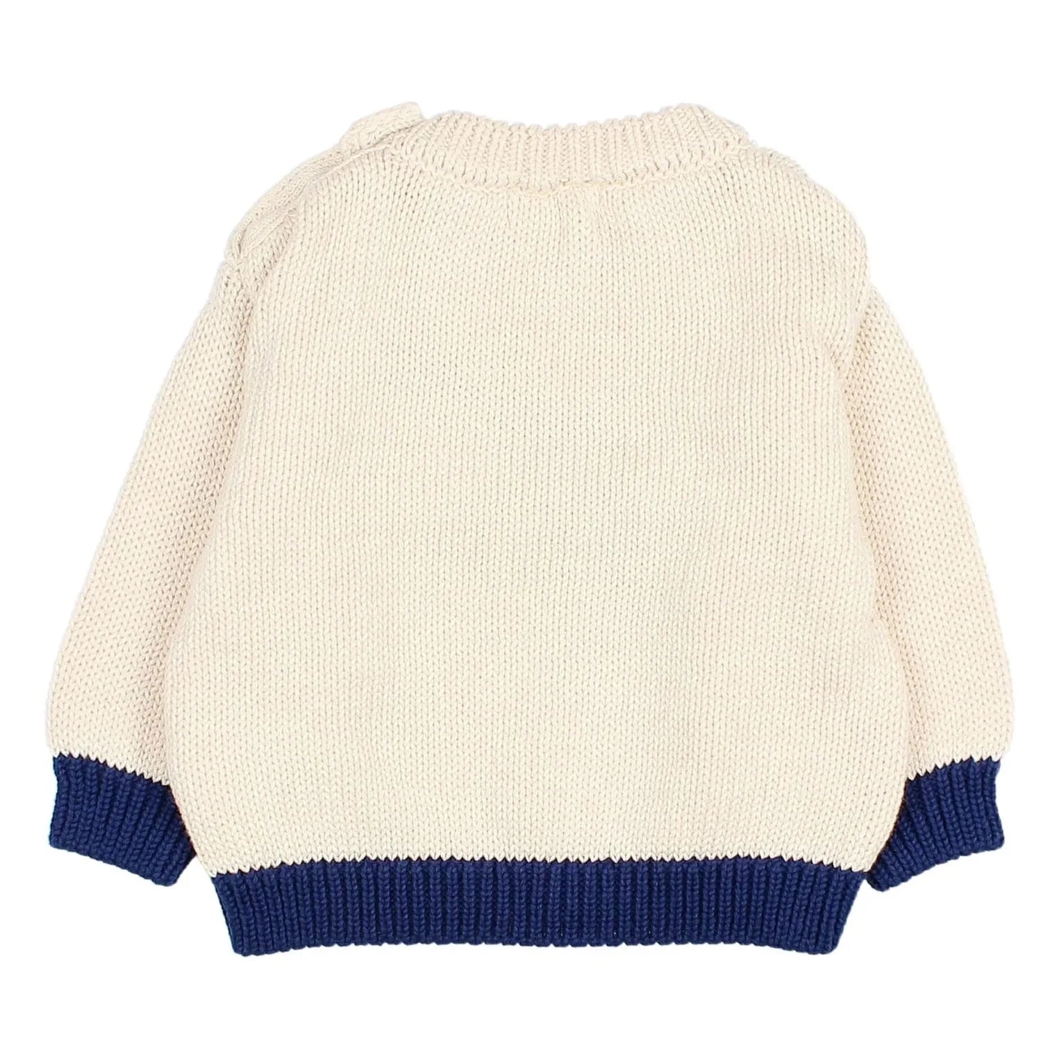 Búho - Oiseau Organic Cotton Sweater | Ecru