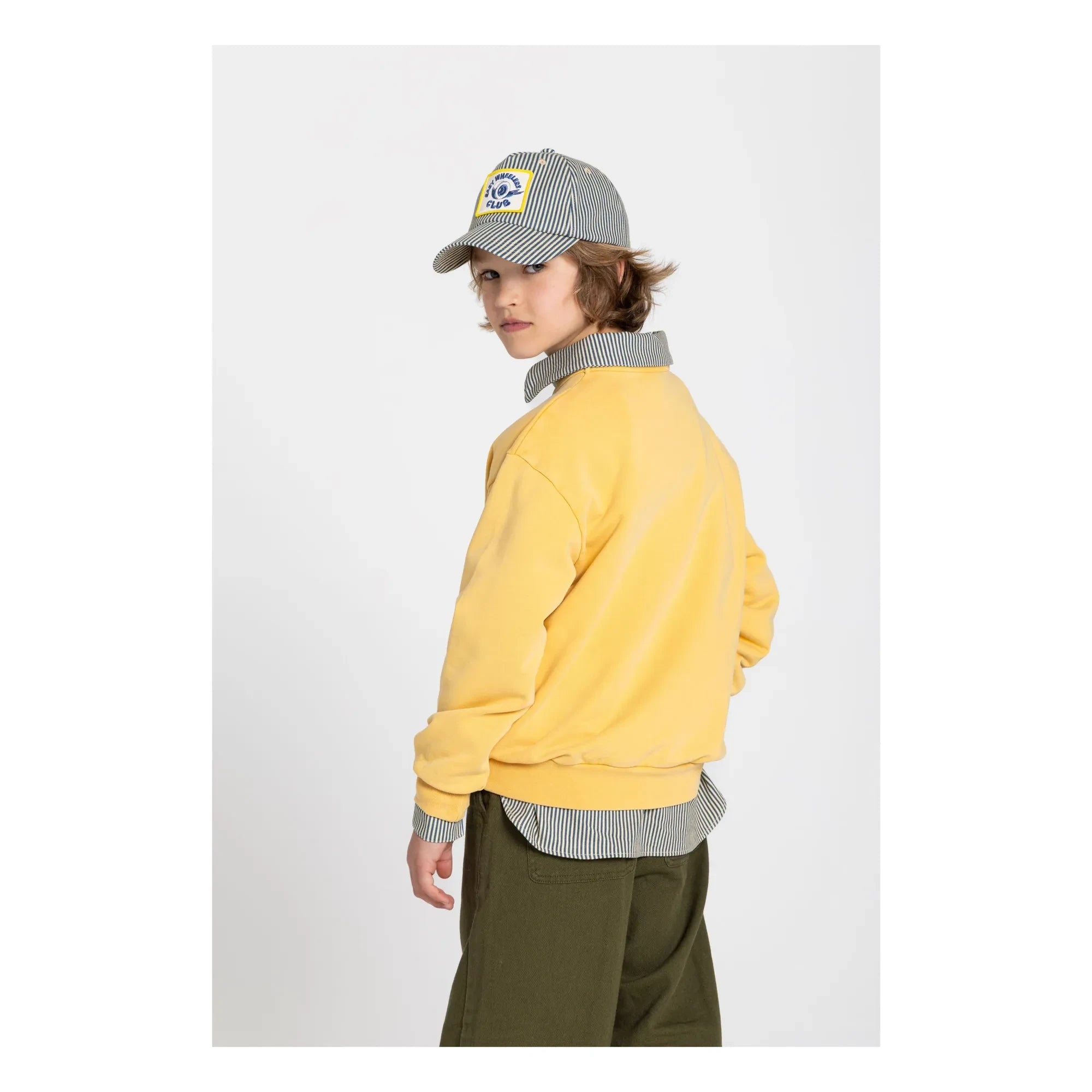 Hundred Pieces - Orbit Striped Hat | Dark Green