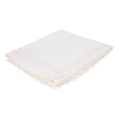 Tartine et Chocolat - Merino Wool Throw | White/Ecru
