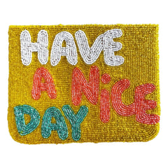 The Jacksons - Have A Nice Day portfolio bag | Gold
