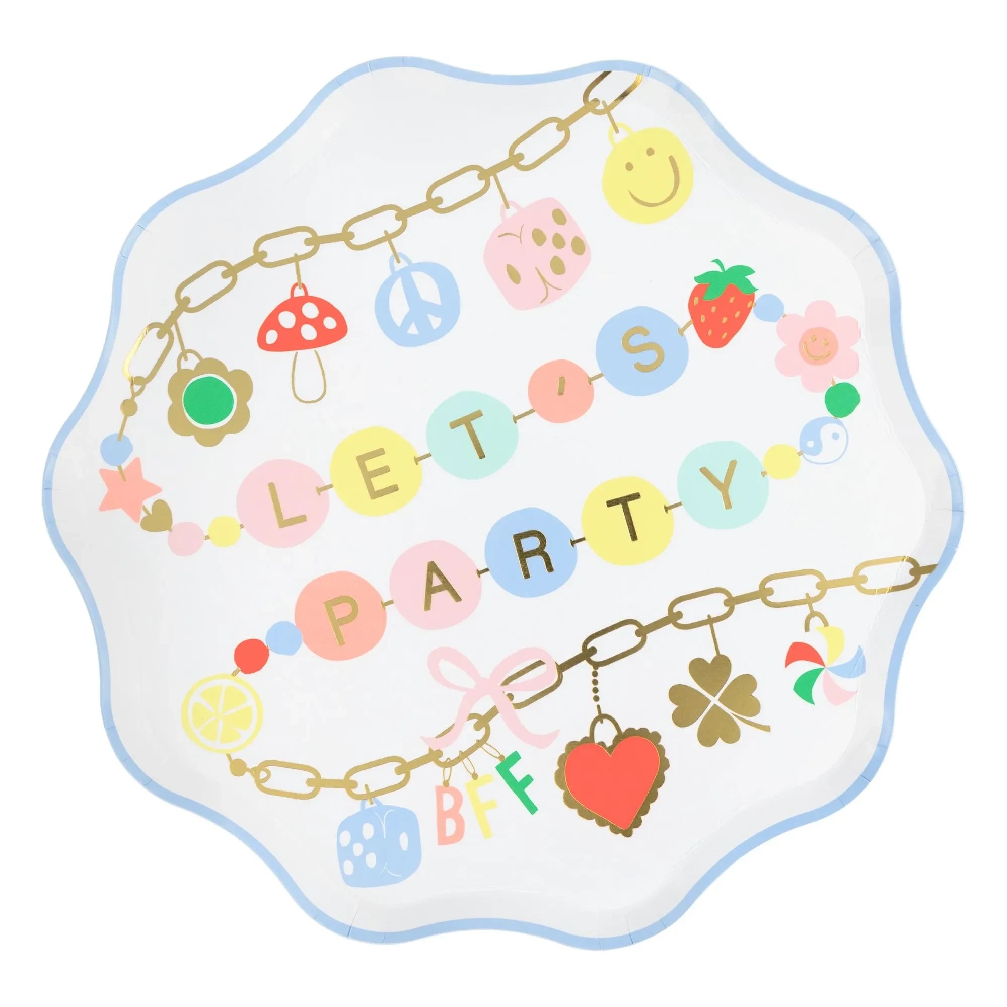 Meri Meri - Party Plate Charms - 8-piece Set