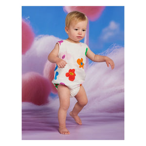 Halcyon Nights - Floral Romper | Cream