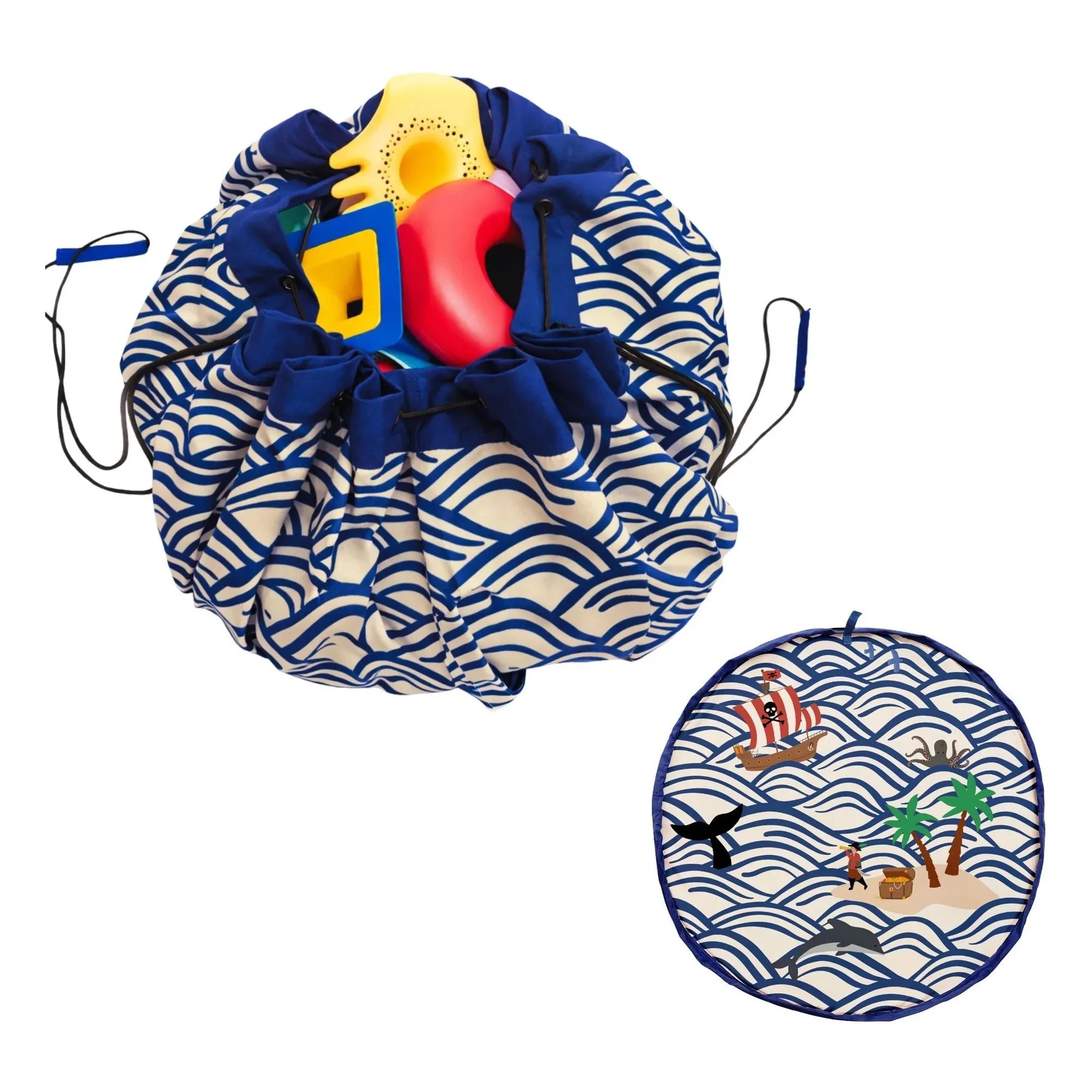Play and Go - Noomad Outdoor Bag / Mat - Pirate | Blue