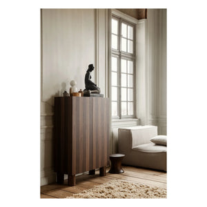 Ferm Living - Spin Tabure - FSC Ahşap | Kahverengi