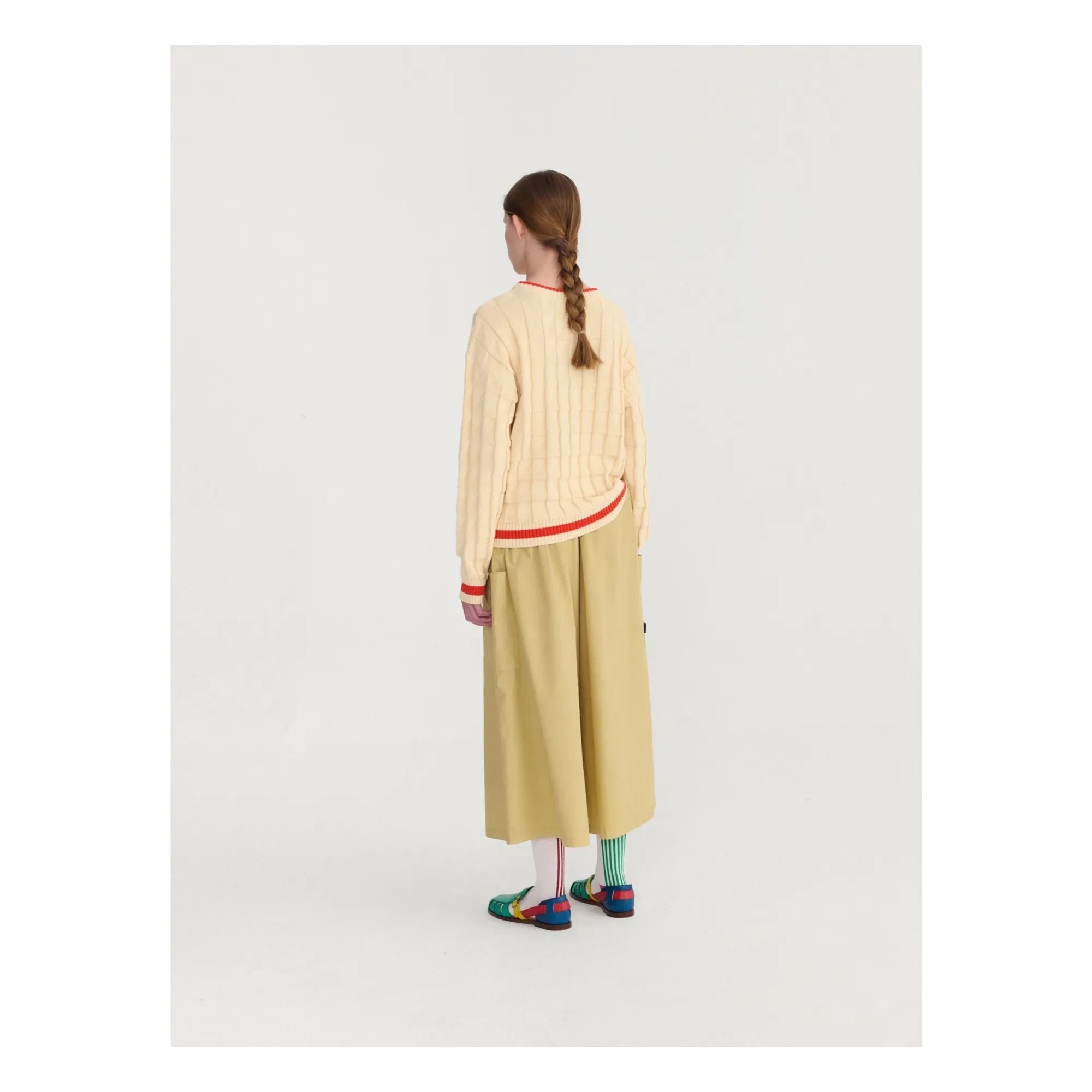 Bobo Choses - Paper Touch organic cotton pants | Beige