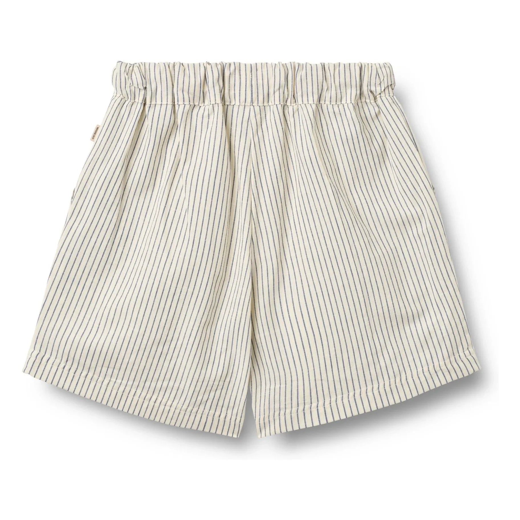 Wheat - Cuba Striped Organic Cotton Shorts | Ecru