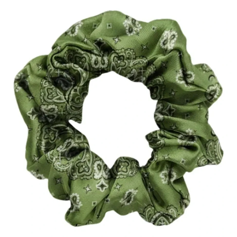 Emily's Pillow - Chouchou Silk Bandana - Medium | Green
