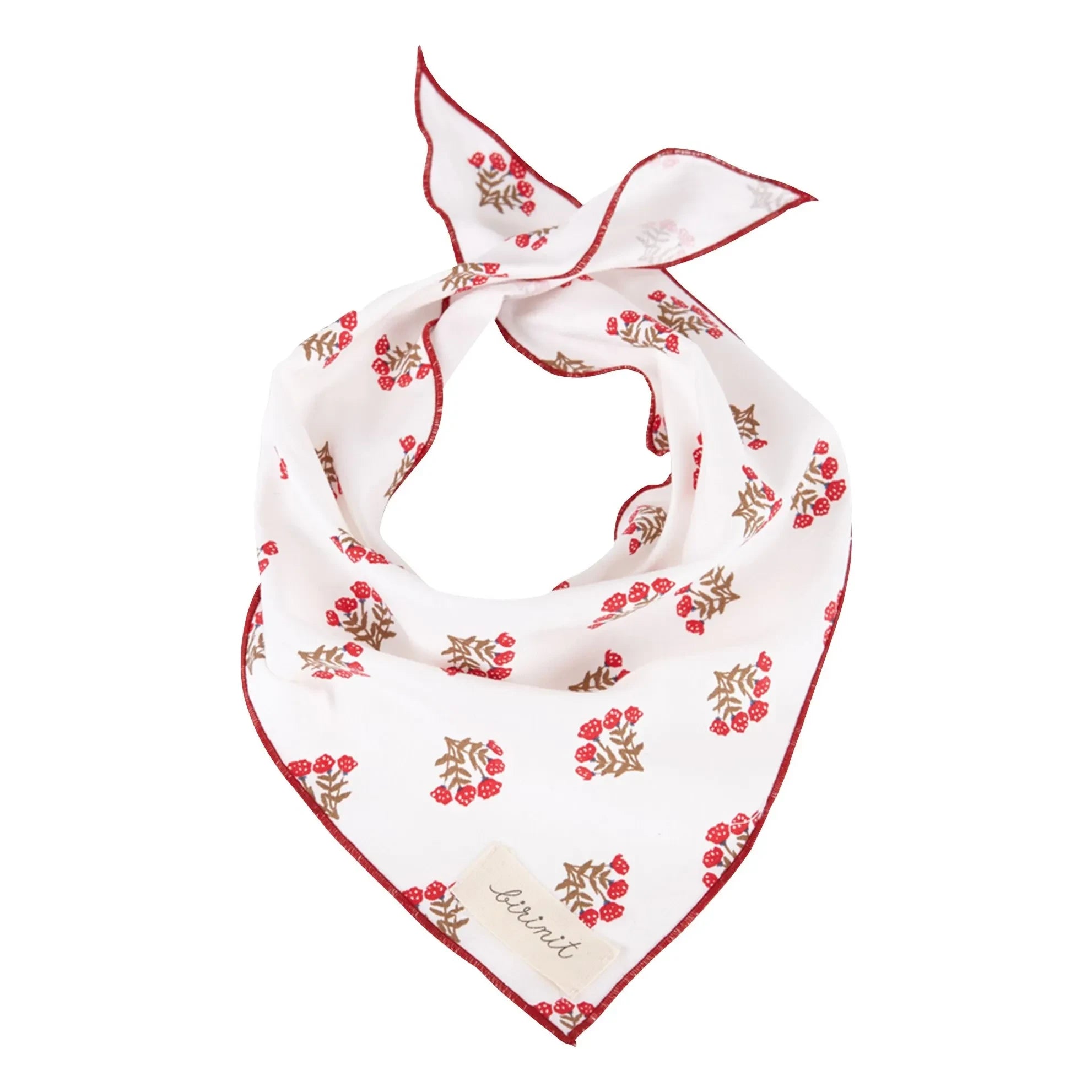 birinit - Monzón Organic Cotton Bandana | White