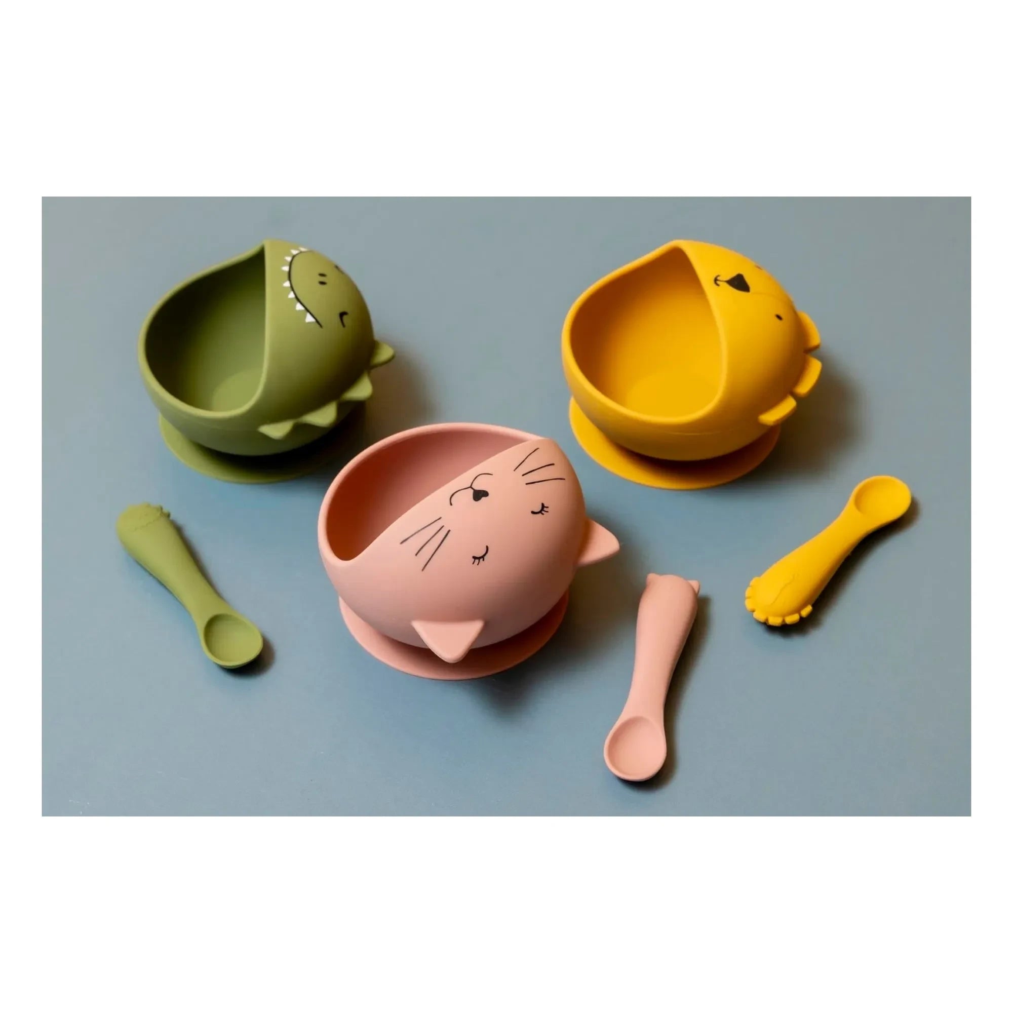 Trixie - Mr. Lion Baby Dinnerware | Yellow