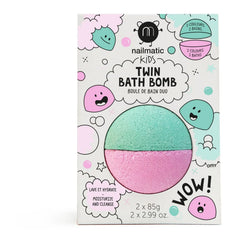 Nailmatic Kids - Pink and Lagoon Green Double Bath Bomb
