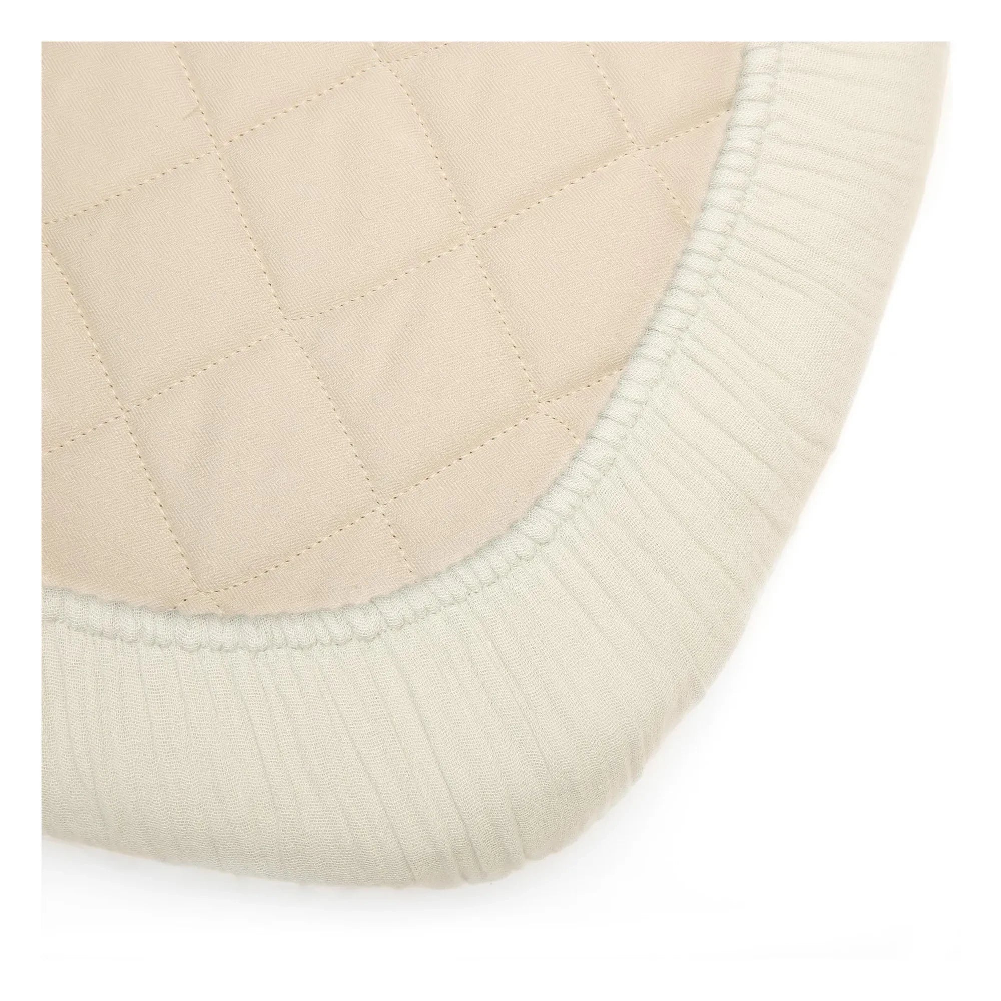 Charlie Crane - Kodo Crib Sheet with Elastic | Milk