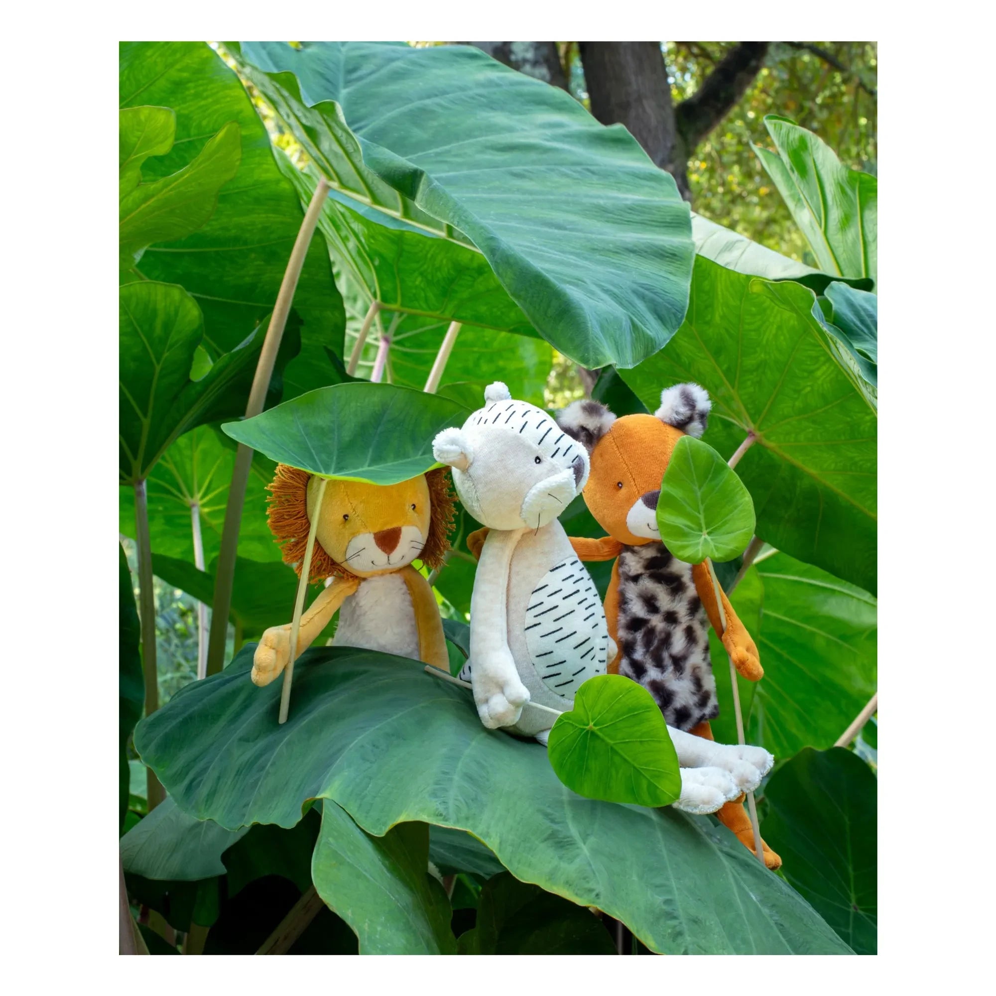 Moulin Roty - Baboo Tiger Plush Toy - Mawa Forest