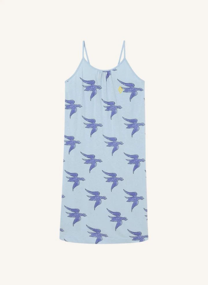 The Animals Observatory - Gazel Birds Dress | Light Blue