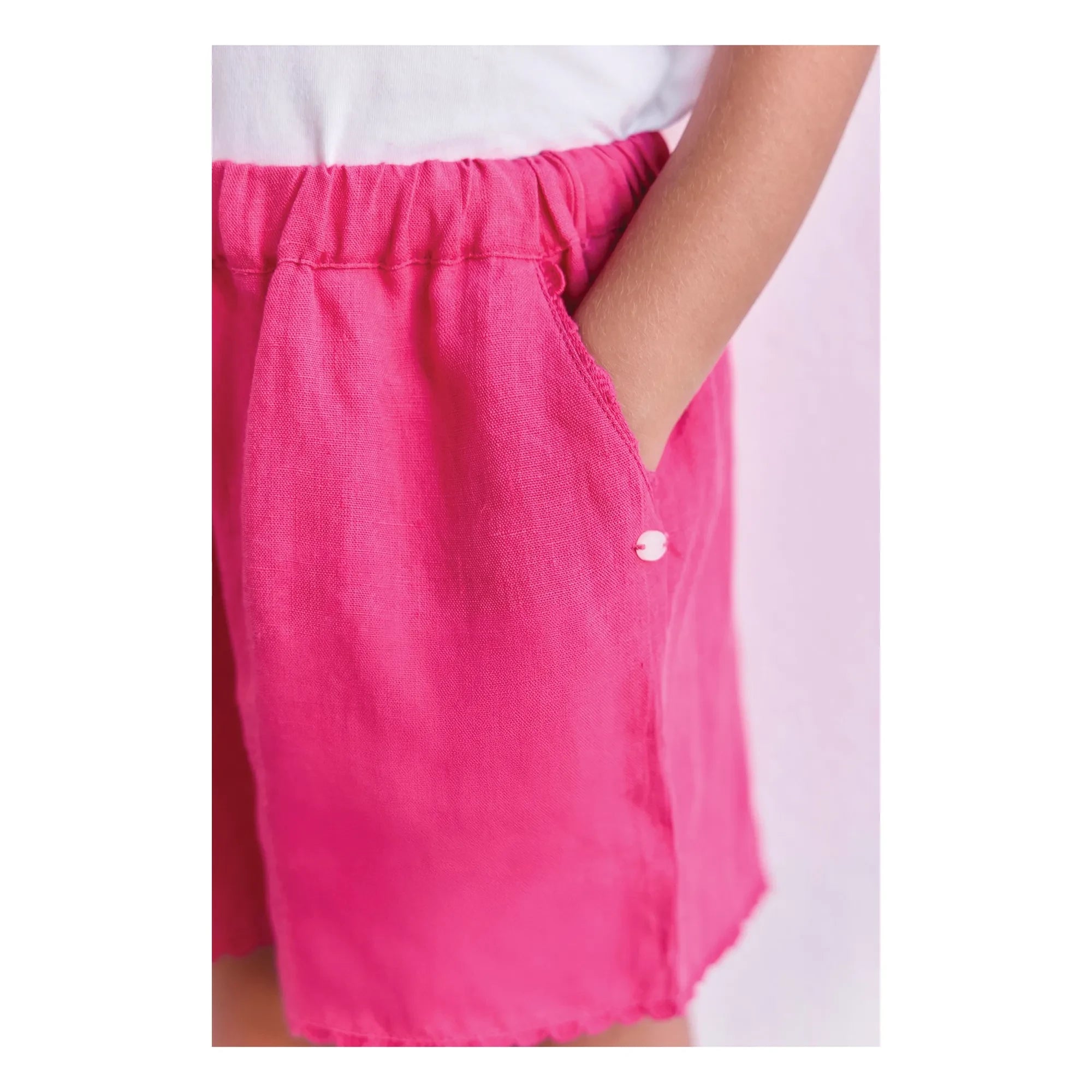 Tartine et Chocolat - Fringed shorts | Pink
