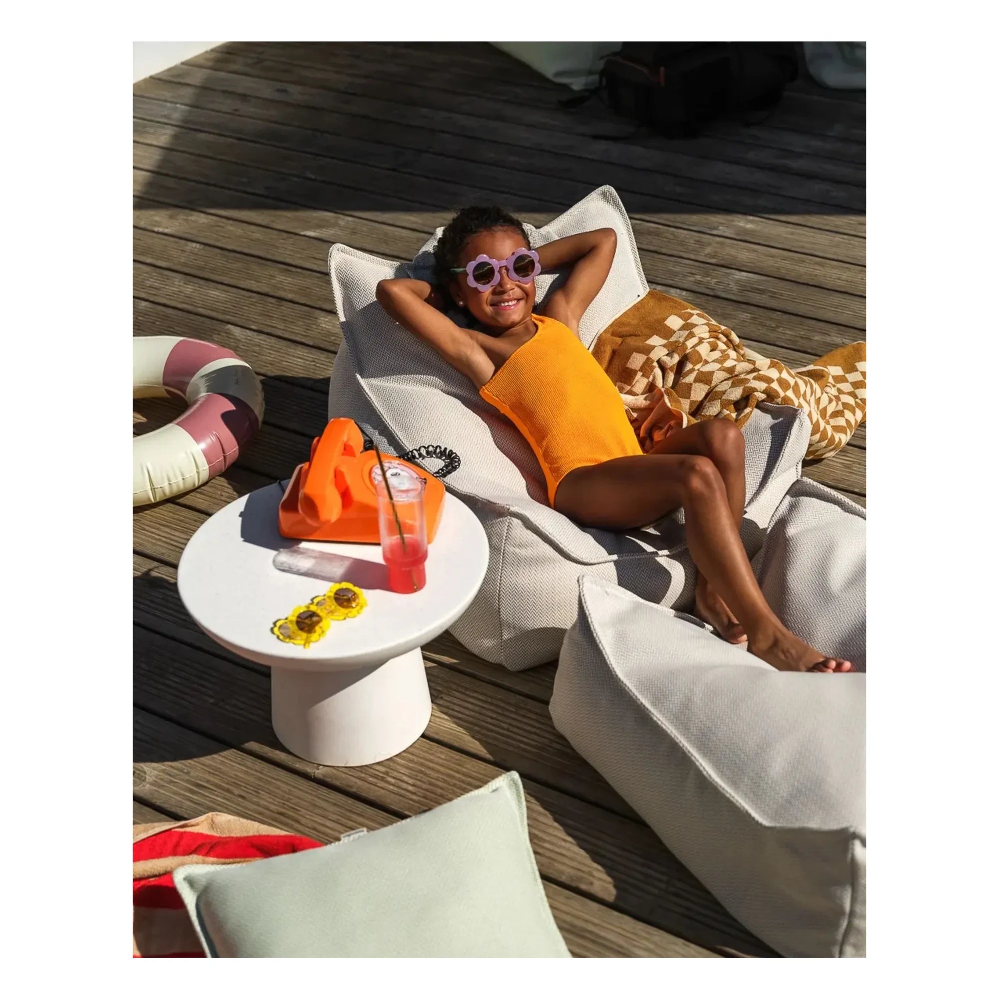Wigiwama - Outdoor Pouf | Sand