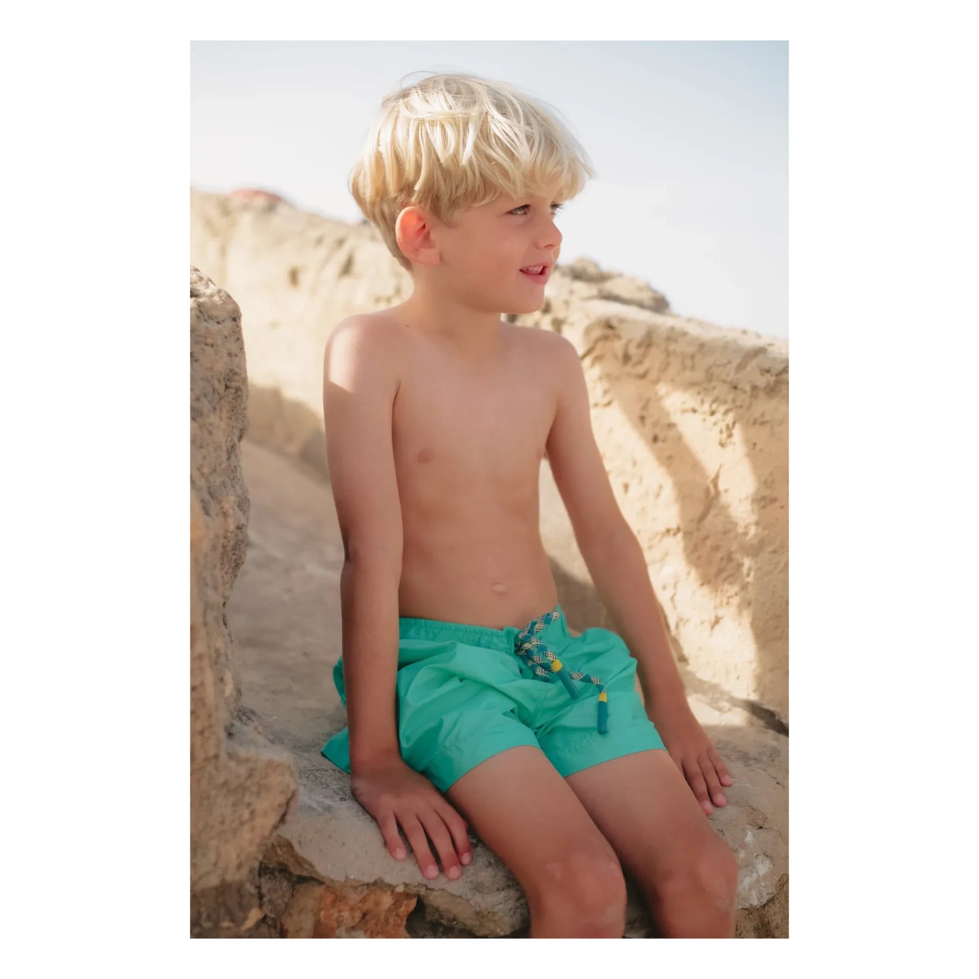 Lison Paris - Capri swim shorts | Mint Green