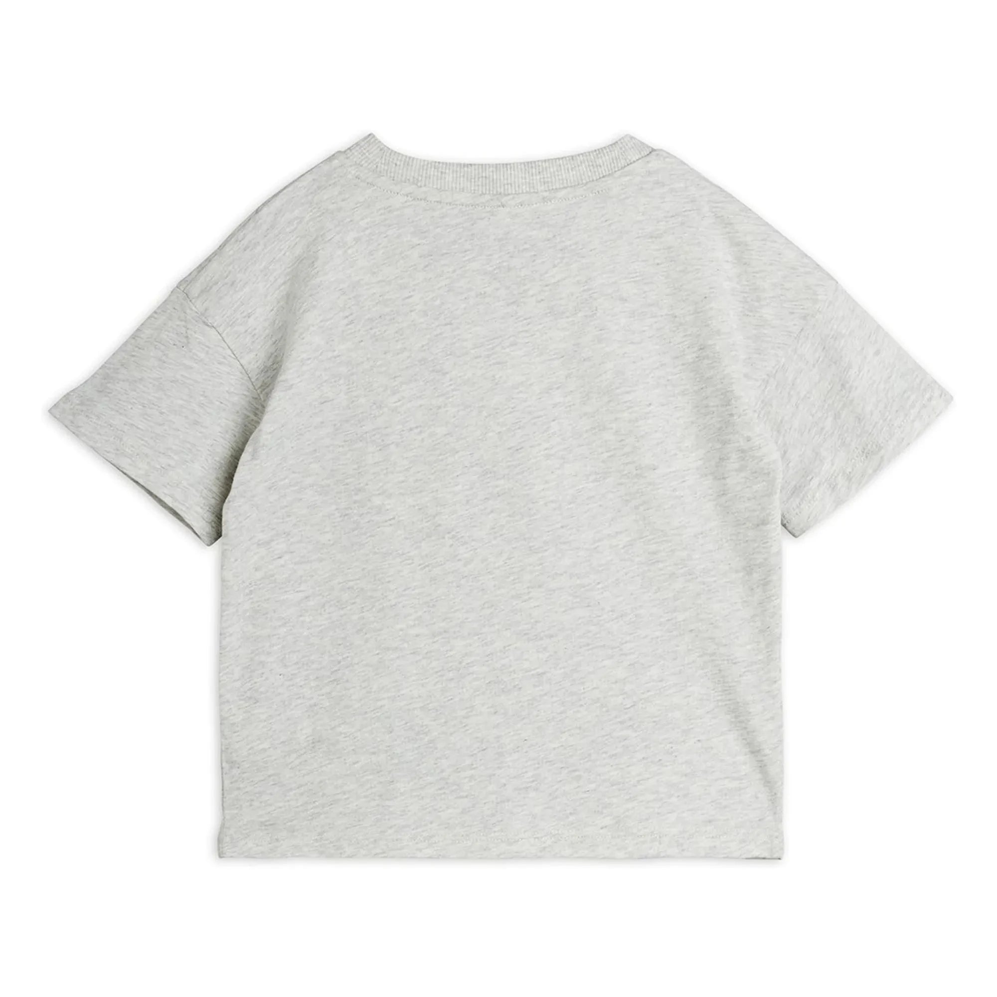 Mini Rodini - Organic Cotton Eye T-Shirt | Gray Melange