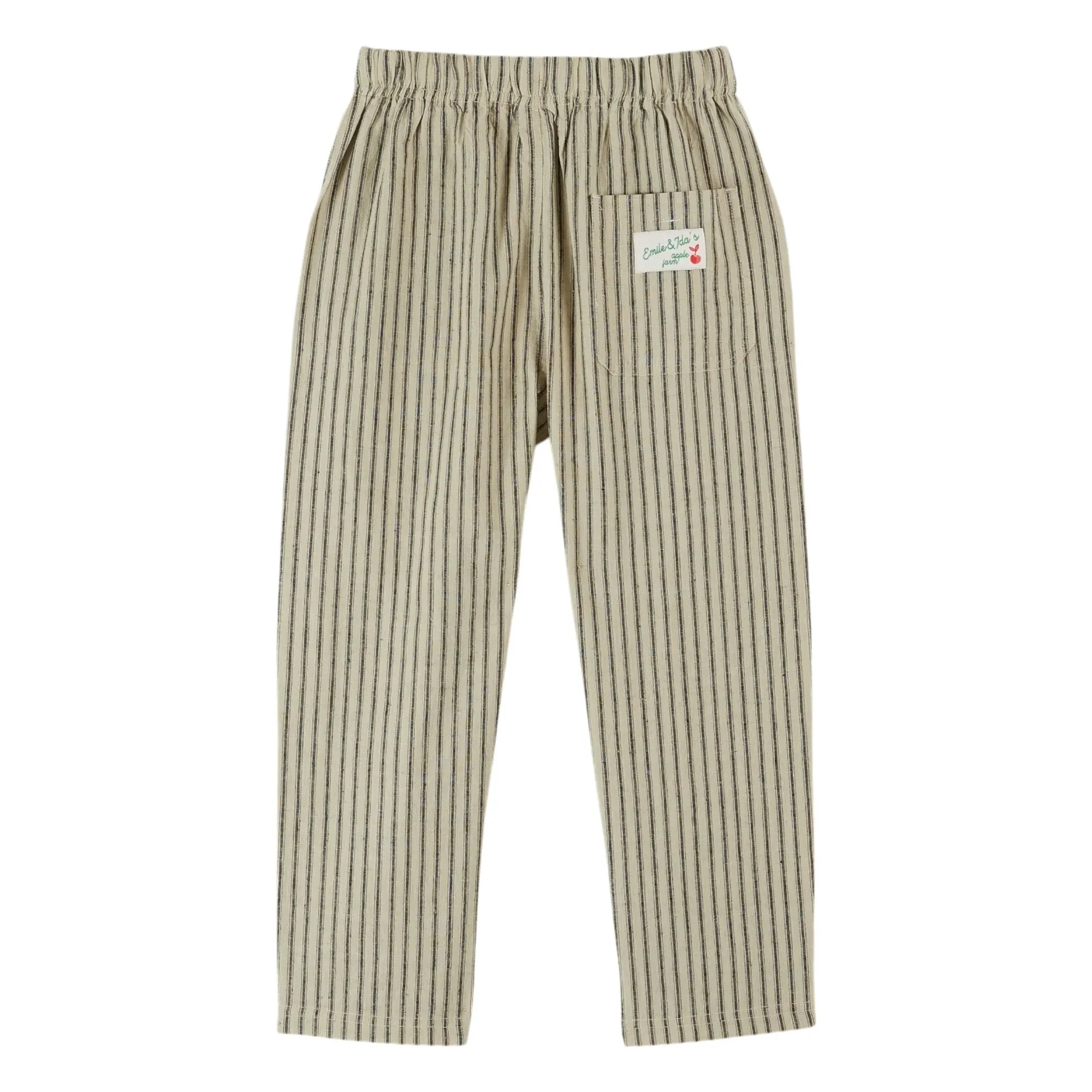 Emile et Ida - Striped Pants | Natural
