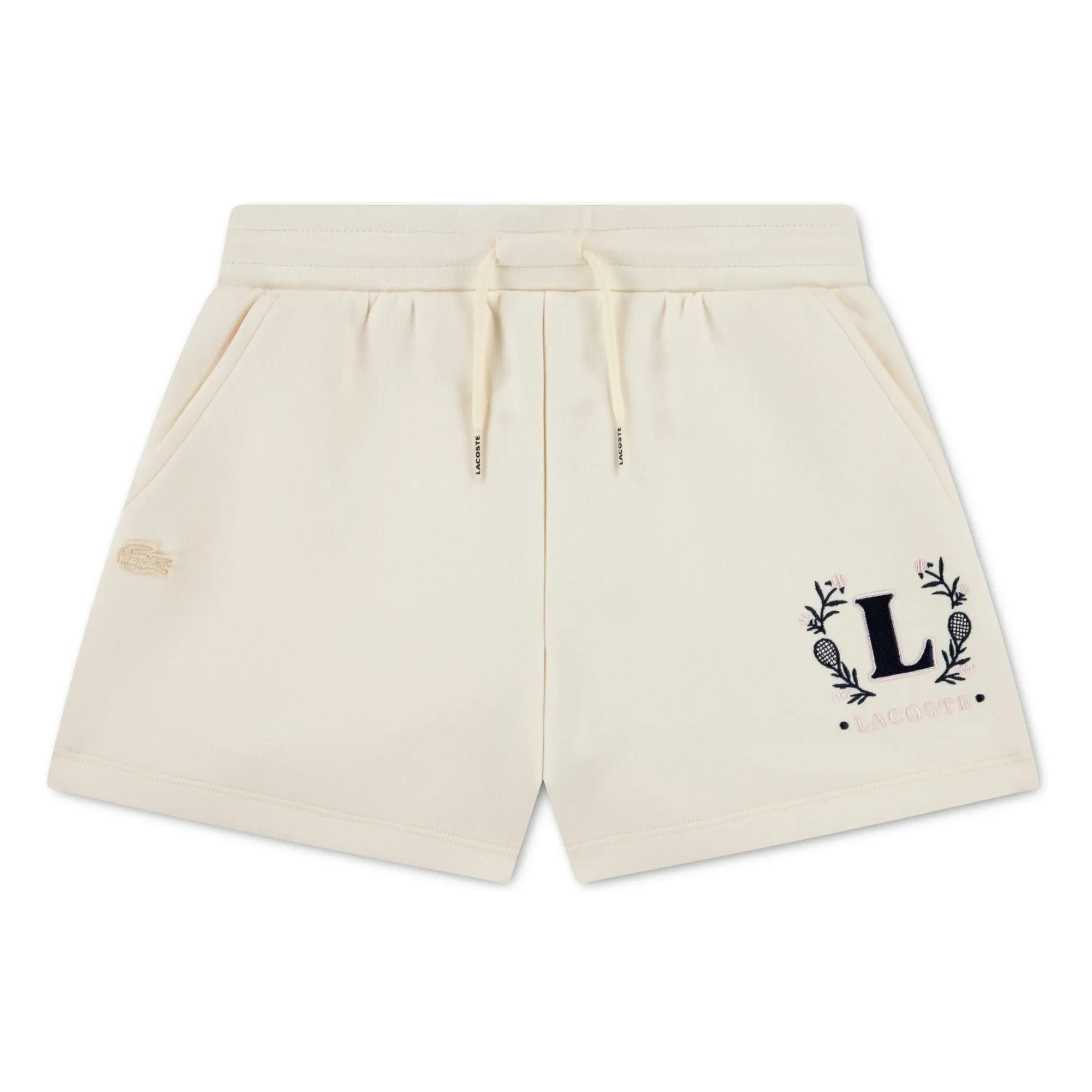 Lacoste - Organic Cotton Jogger Shorts L | Light Yellow