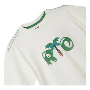 Fabula - Rio Palm Tree T-Shirt | White