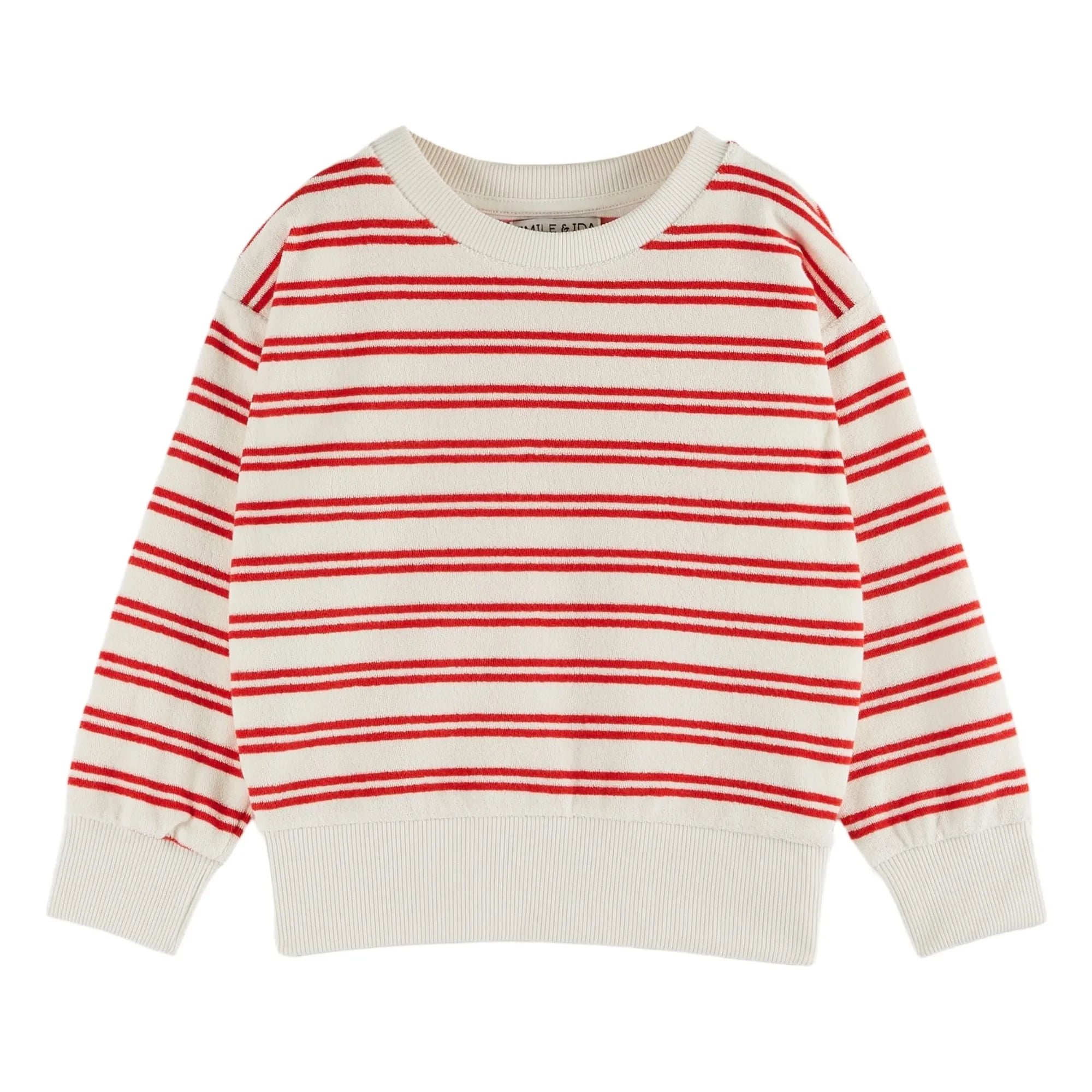Emile et Ida - Red Striped Sweatshirt