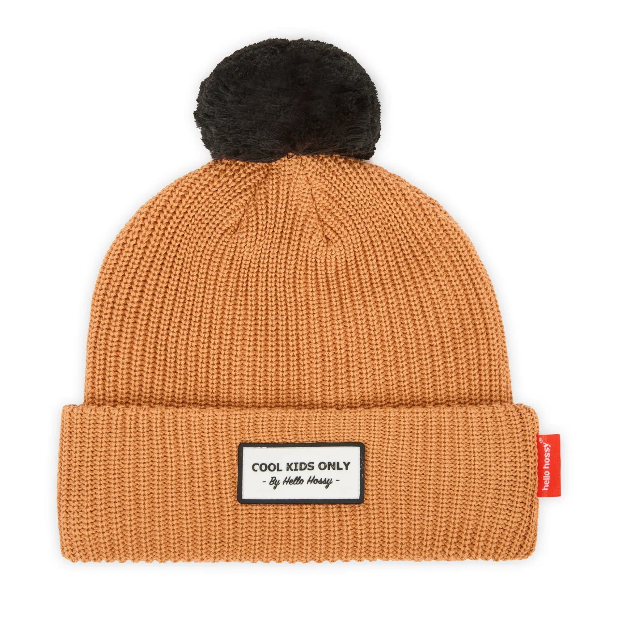 Hello Hossy - Colorblock organik pamuk şapka | Camel