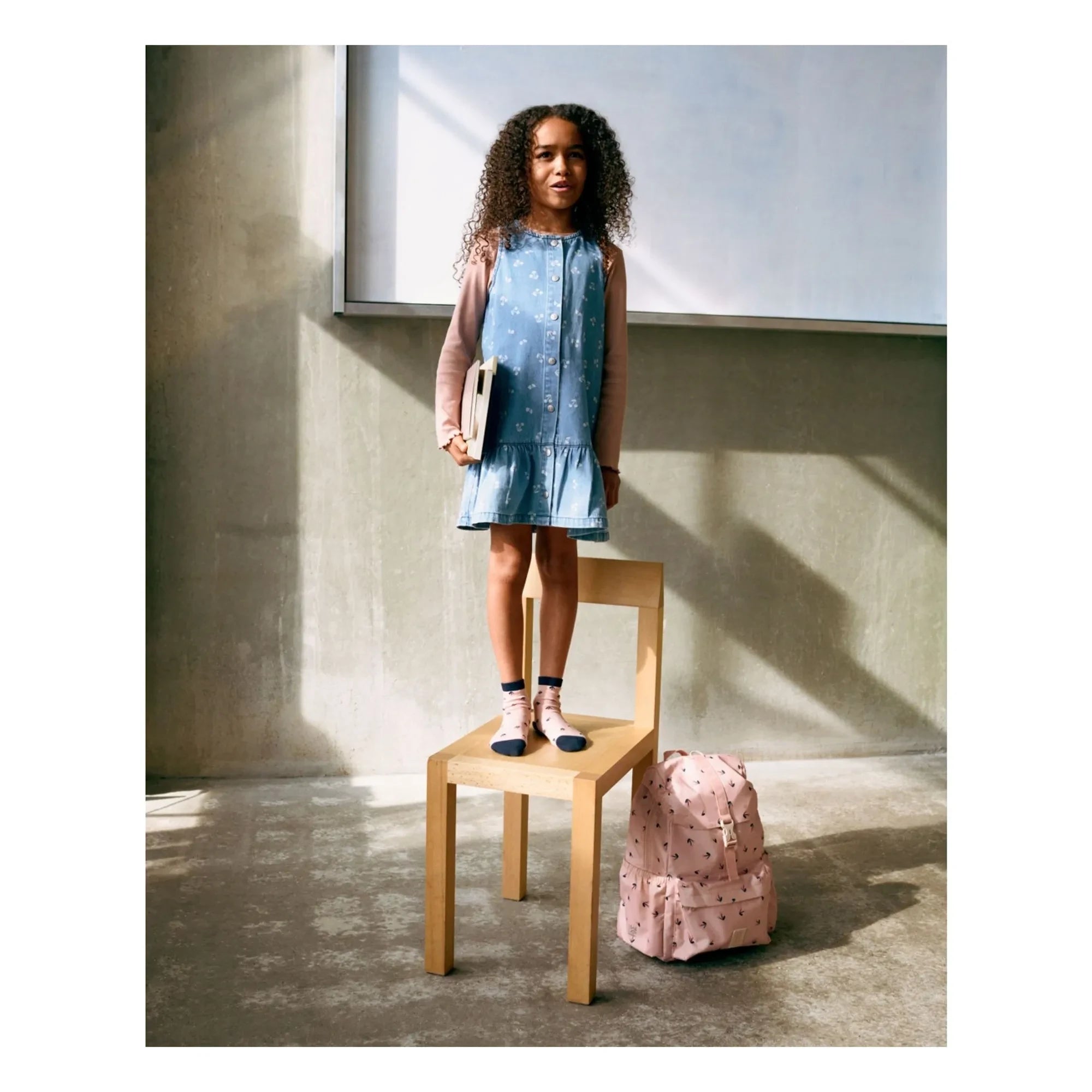 Liewood - Sybilla Cerises Denim Elbise | Mavi