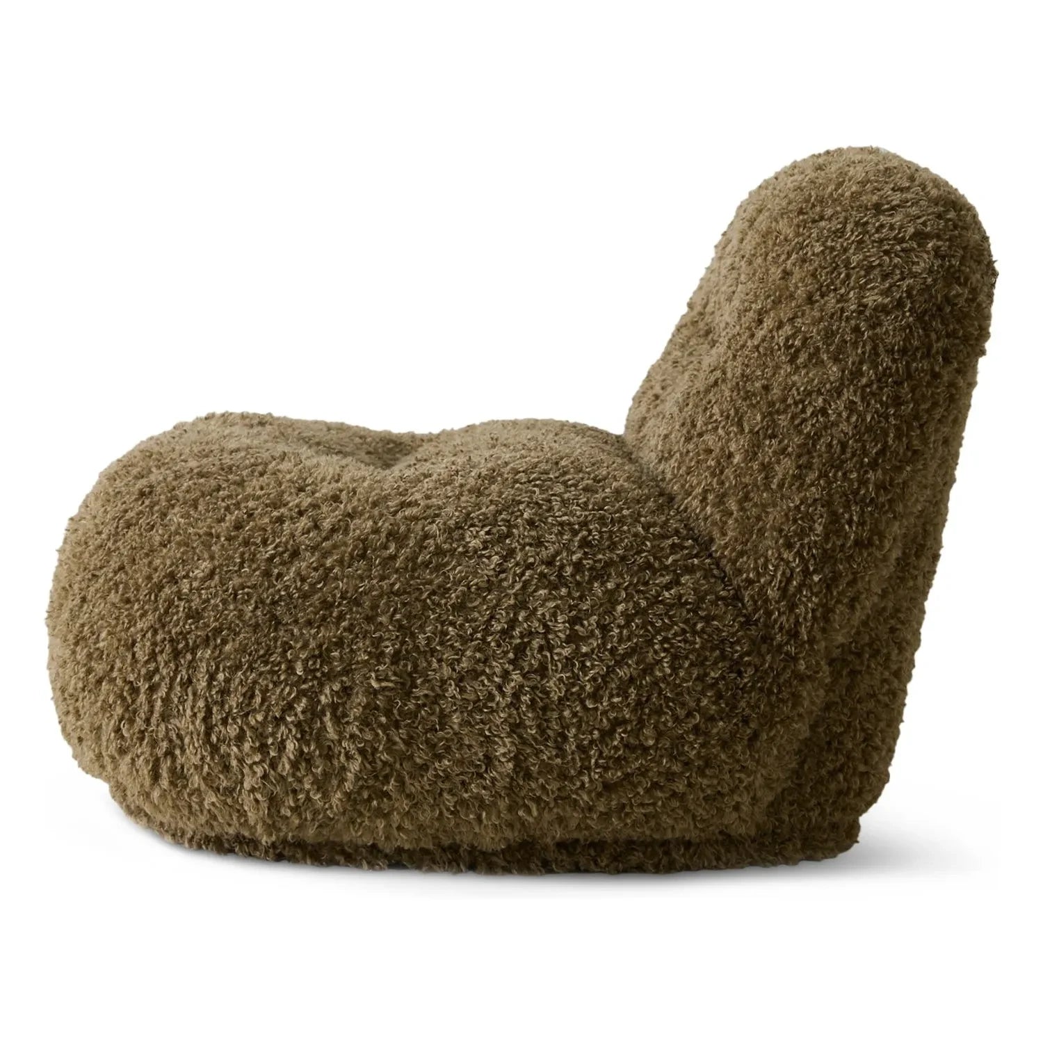 HKliving - Meloa Lounge Armchair | Charcoal Brown