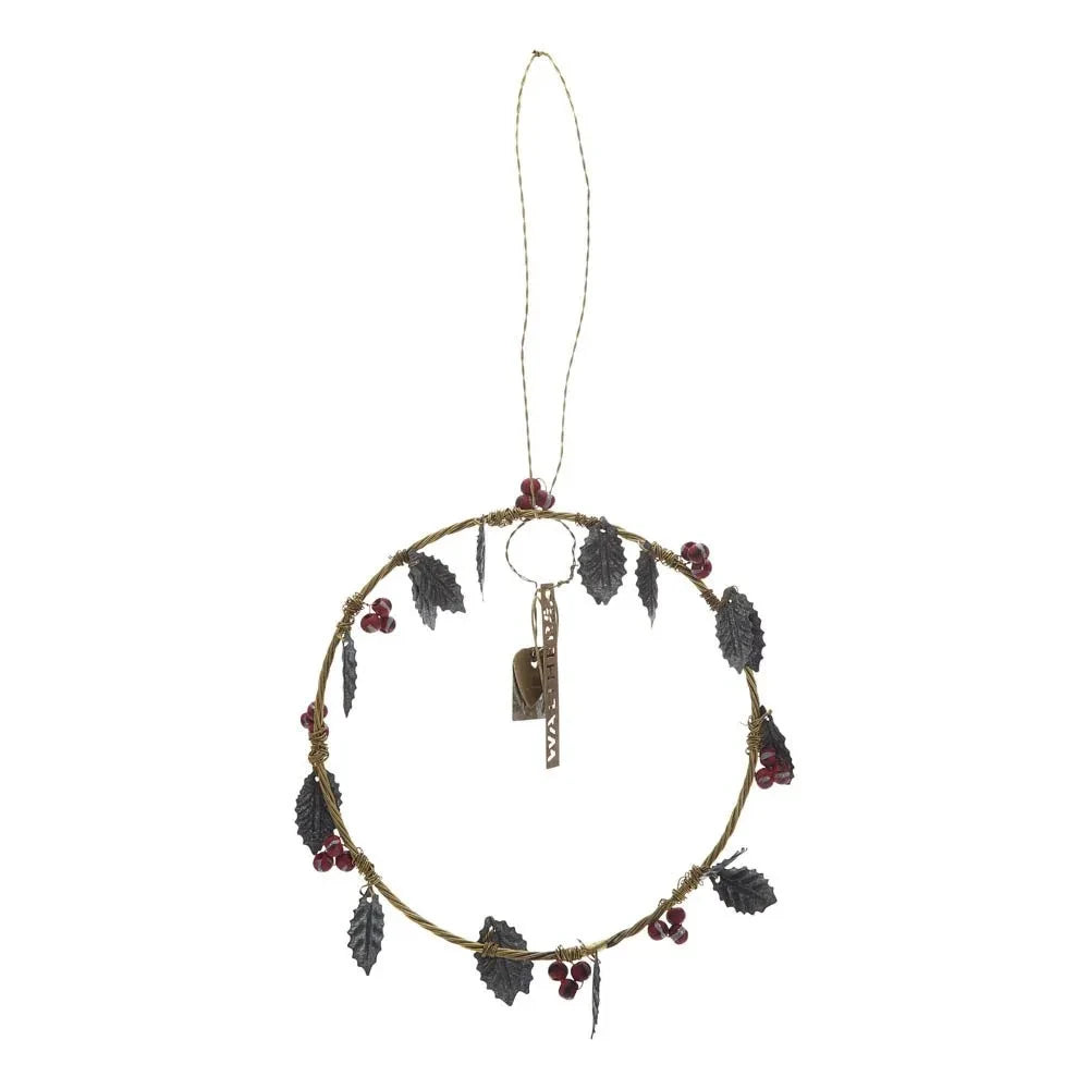Walther & Co - Hanging Leaf Crown 10cm | Silver