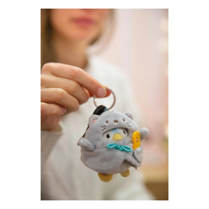 Nici - Penguin Waddle Plush Disguised as a Cat | Gray
