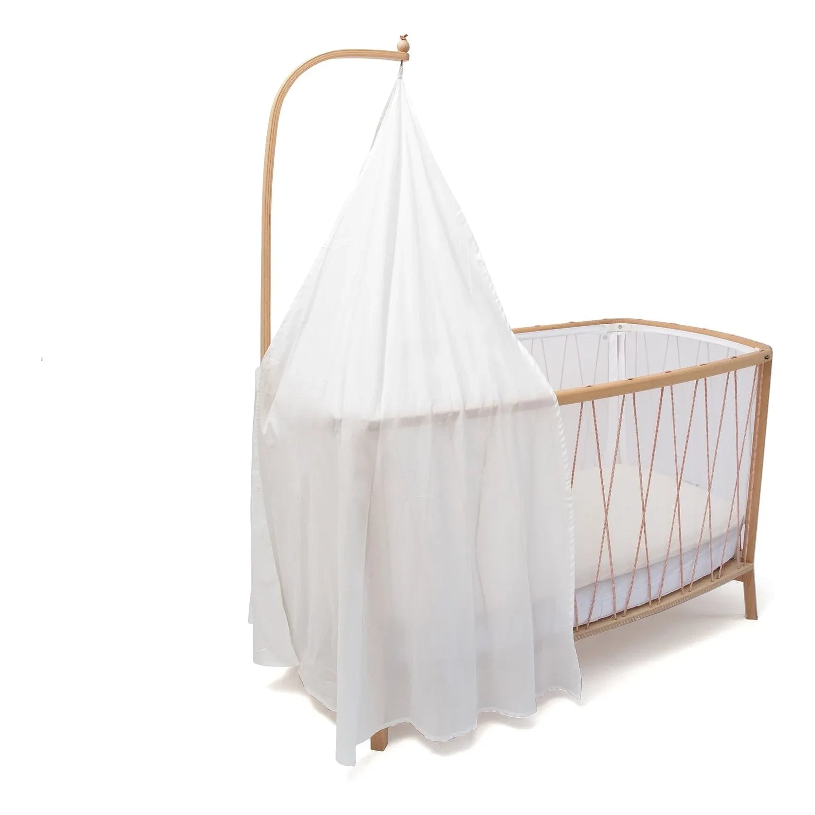 Charlie Crane - Kimi Bed Cover for Crib | White