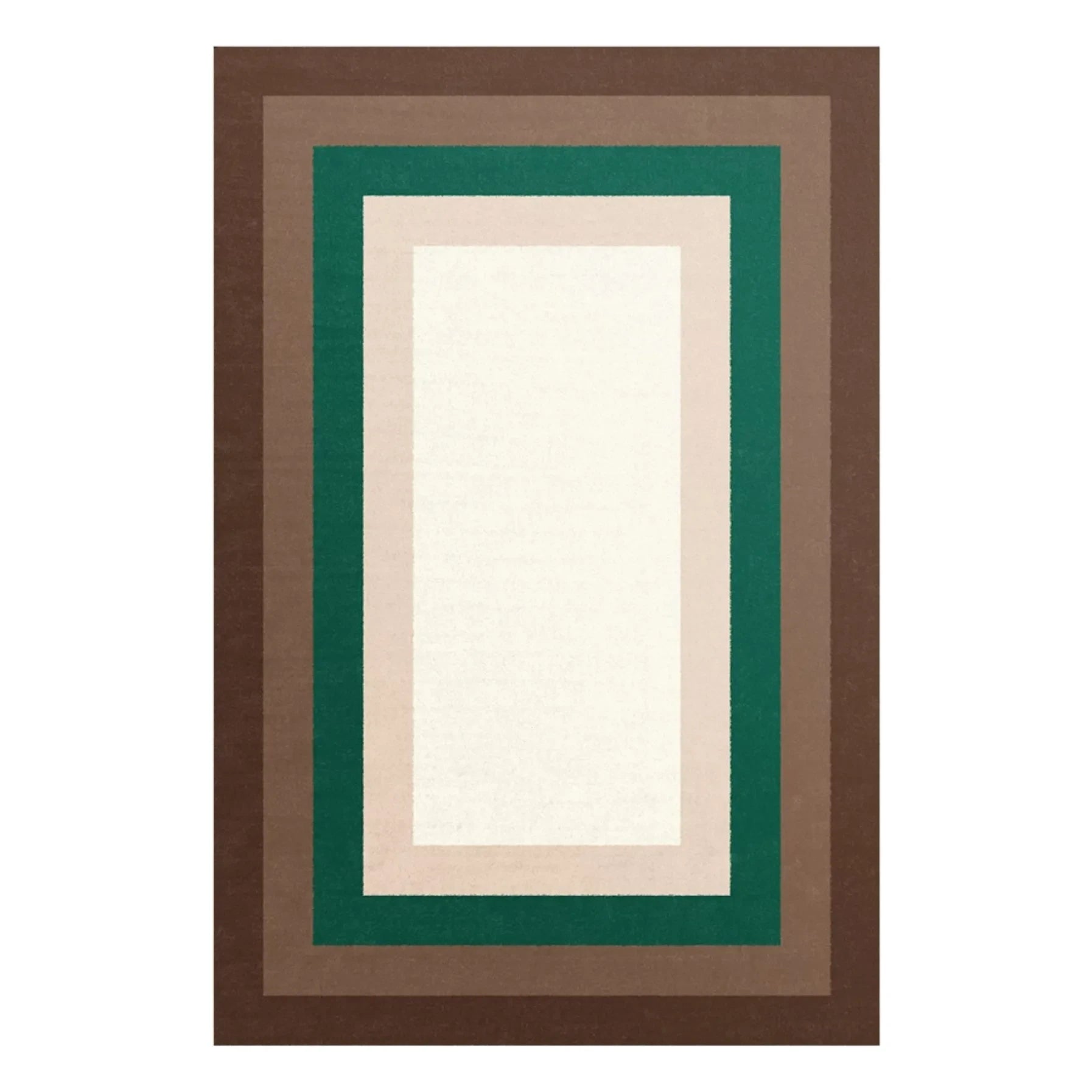 The Socialite Family - Luna Quadro wool rug | Green