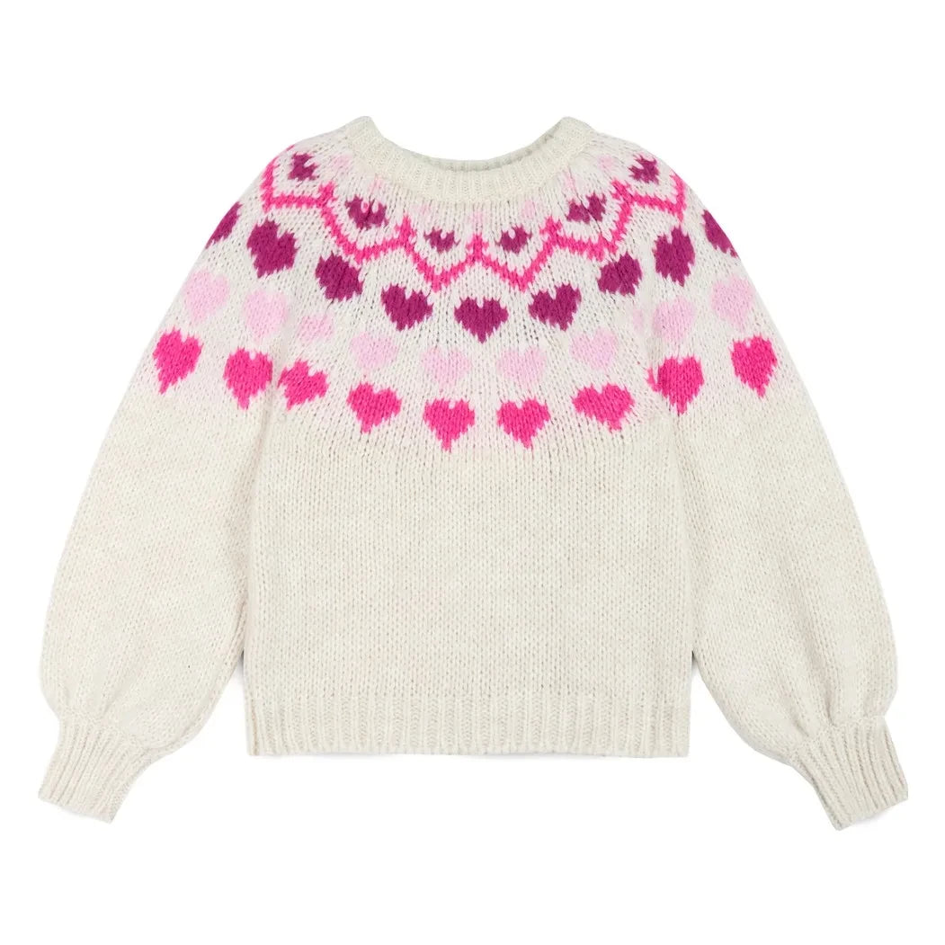 Mipounet - Love Nordic Hearts Kazak | Krem