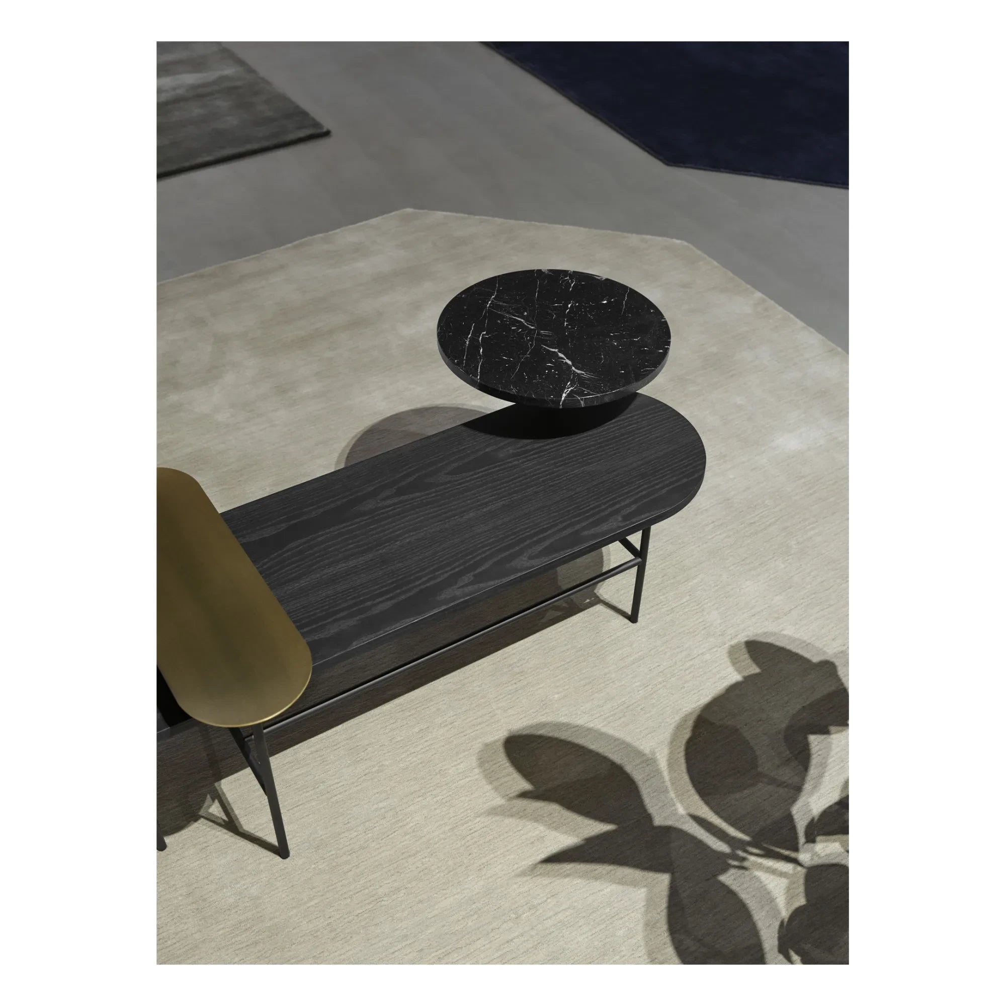 & Tradition - Palette JH7 Ash Brown Coffee Table, Jaime Hayon, 2018 | Black