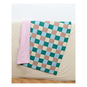 Tarta Gelatina - Playground reversible blanket | Green