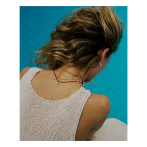 Anni Lu - Brown Harmony Necklace | Red