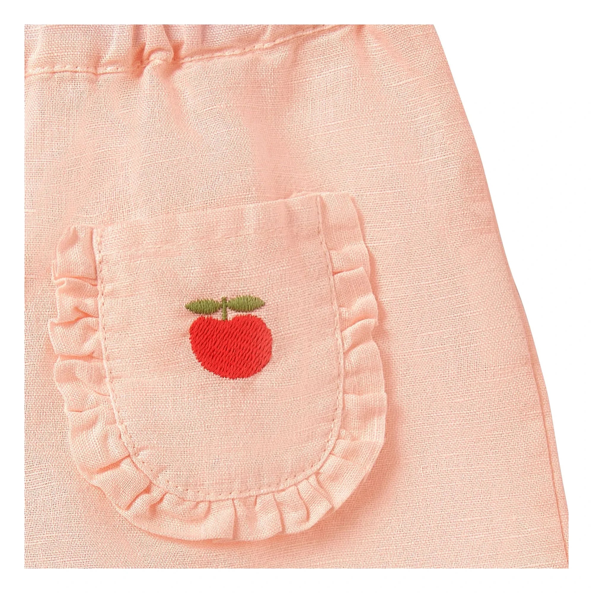 Cozmo - Linen Strap Pants | Powder Pink