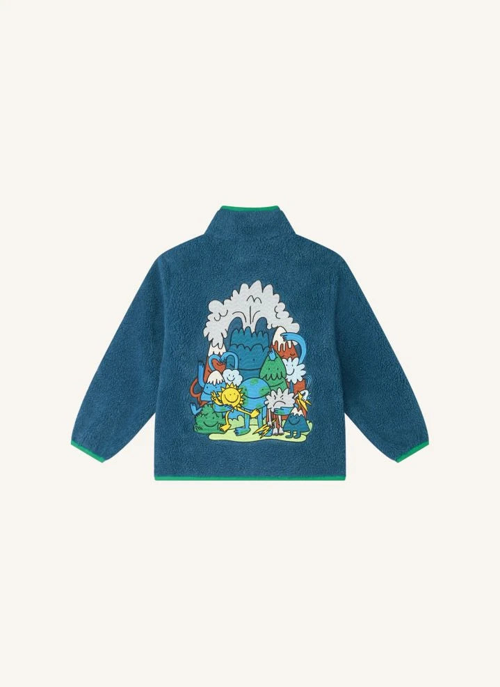Stella McCartney Kids - Earth Sherpa Ceket | Mavi