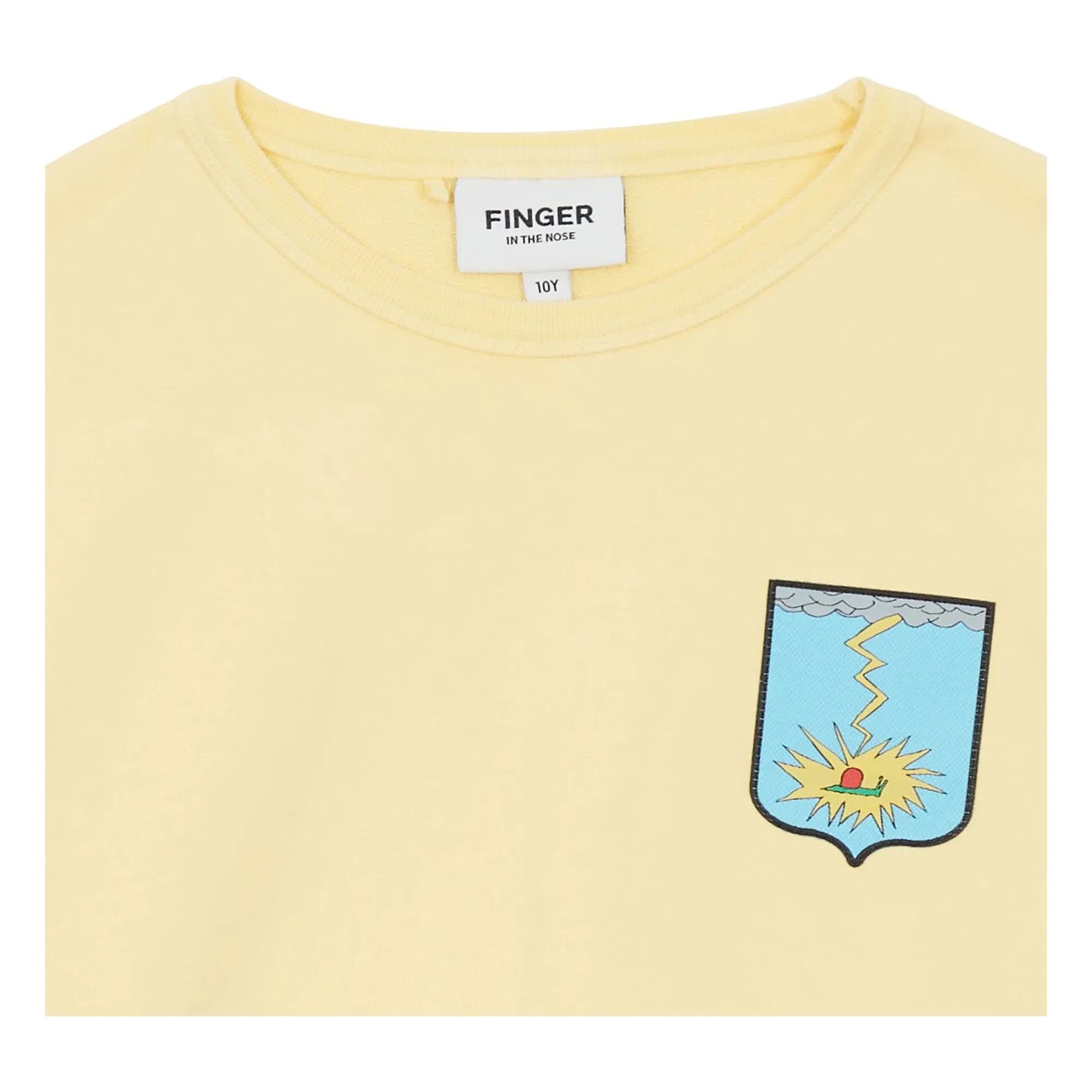 Finger in the Nose - Oversized Blow Sweat Organic Cotton | Lemon Yellow