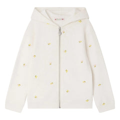 Bonpoint - Talent Organic Cotton Hoodie Sweatshirt | Ecru