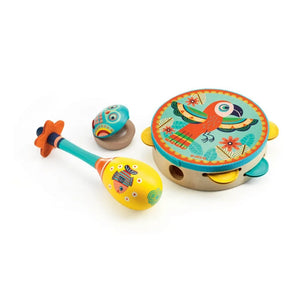 Djeco - Castanet, Maracas, and Tef Set