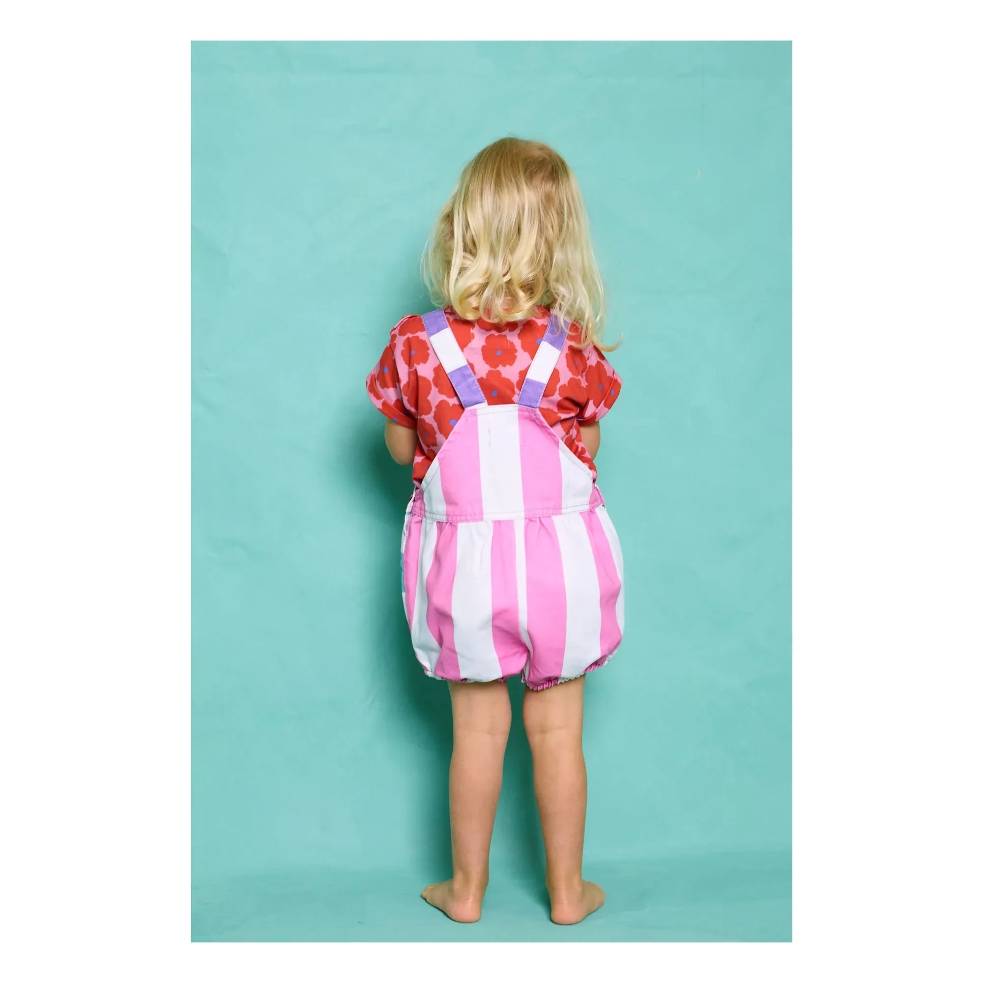 Favorite People - Amore Striped Romper | Pink