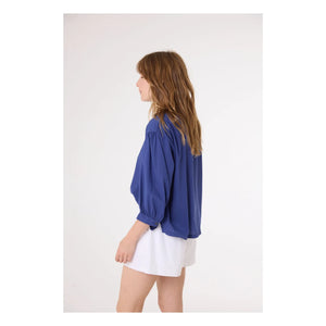 Sacrécoeur - Carla Blouse | Navy Blue