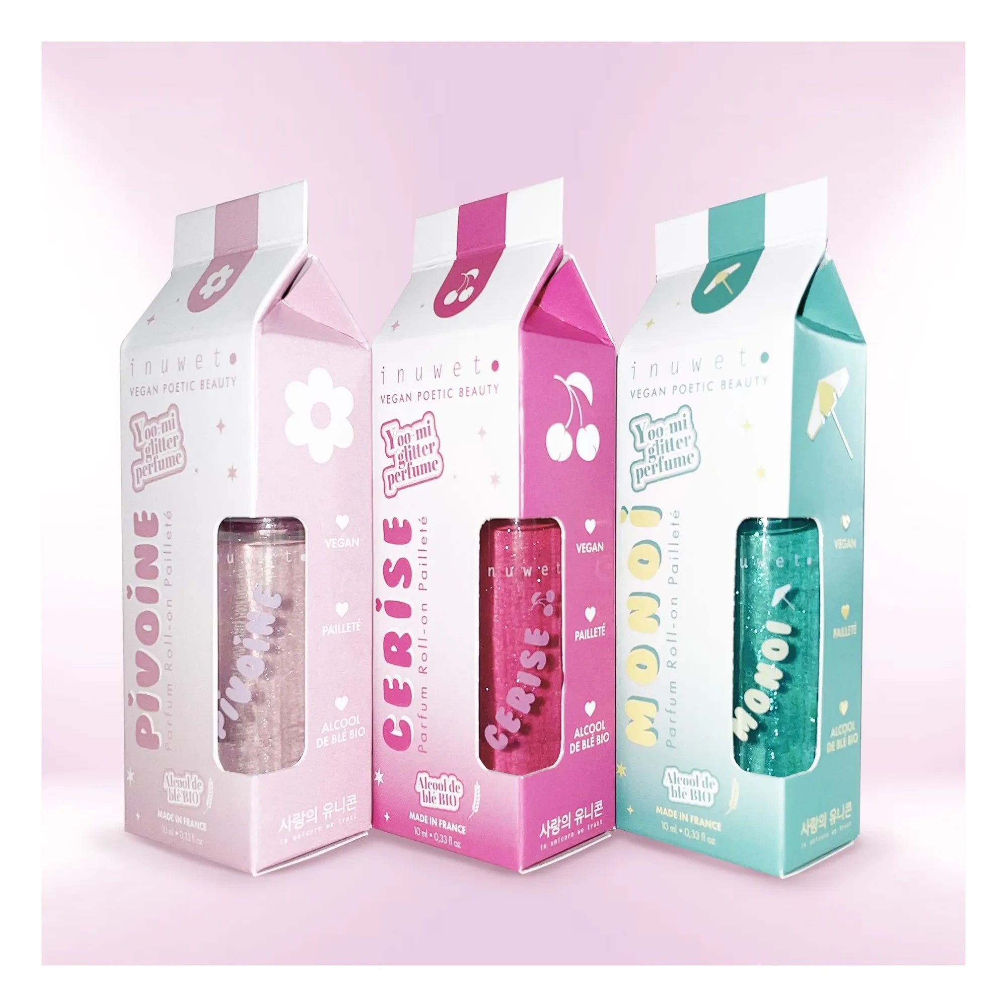 Inuwet - Glitter Cherry Roll-on Perfume - 10ml